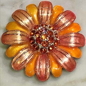 Large Flower Brooch Pin